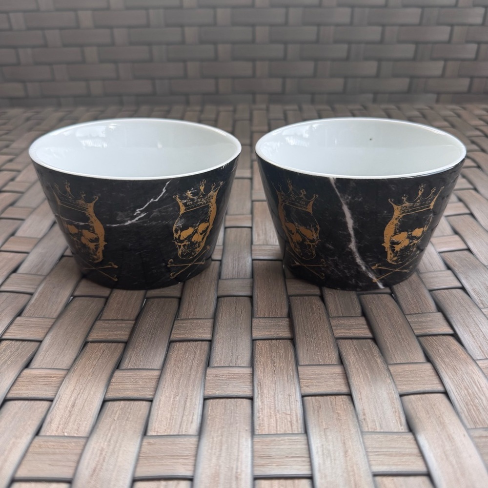 Coventry Royal Skulls & Bones Porcelain Bowl Set
